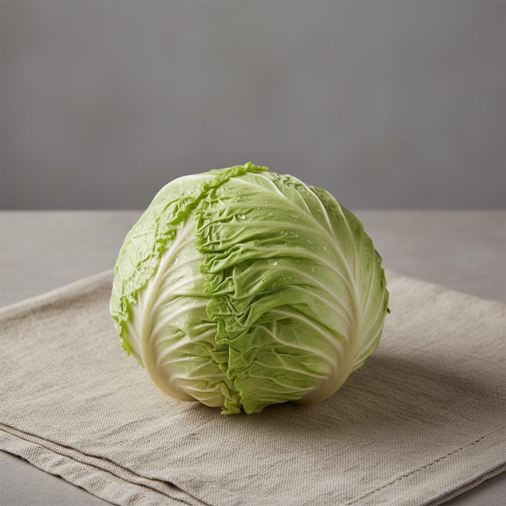 一顆結球飽滿的埔里高山高麗菜
